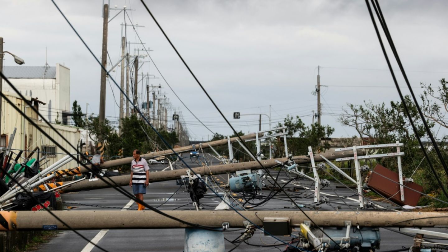 Zwei Tote durch Taifun „Danas“ in Taiwan – 400.000 Haushalte ohne Strom