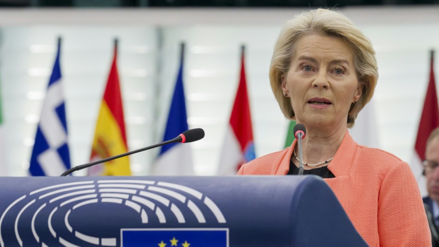 Von der Leyen wift Initiatoren von Misstrauensantrag Extremismus und Spaltung vor