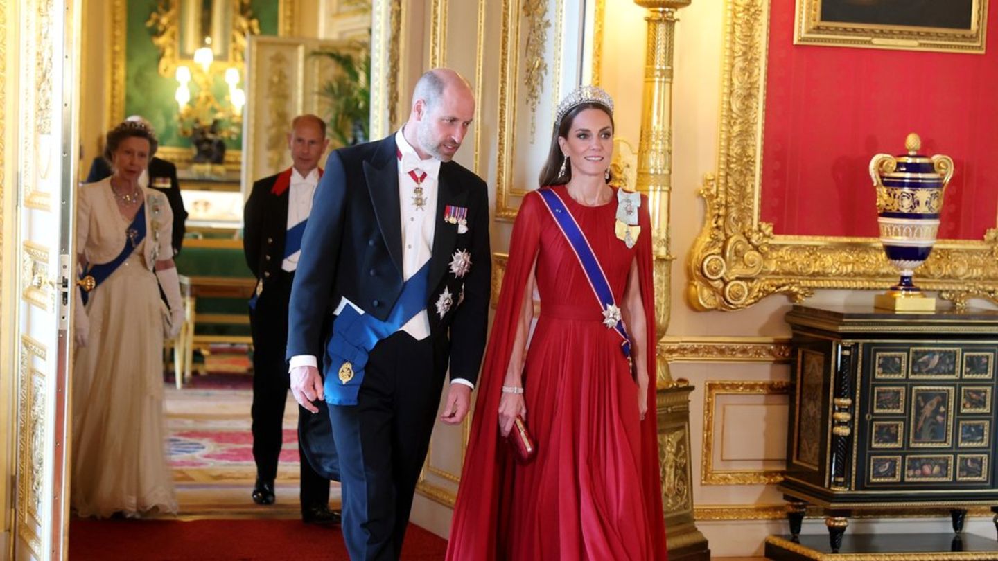 Staatsbankett mit den Macrons: Prinzessin Kate stiehlt glatt die Show