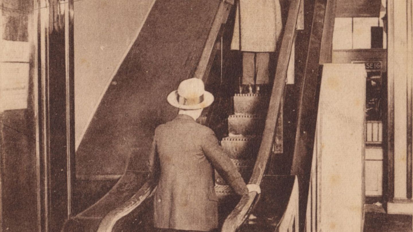 Premiere in Köln im Jahr 1925: 100 Jahre Rolltreppe: Traumfahrt für 30 Sekunden