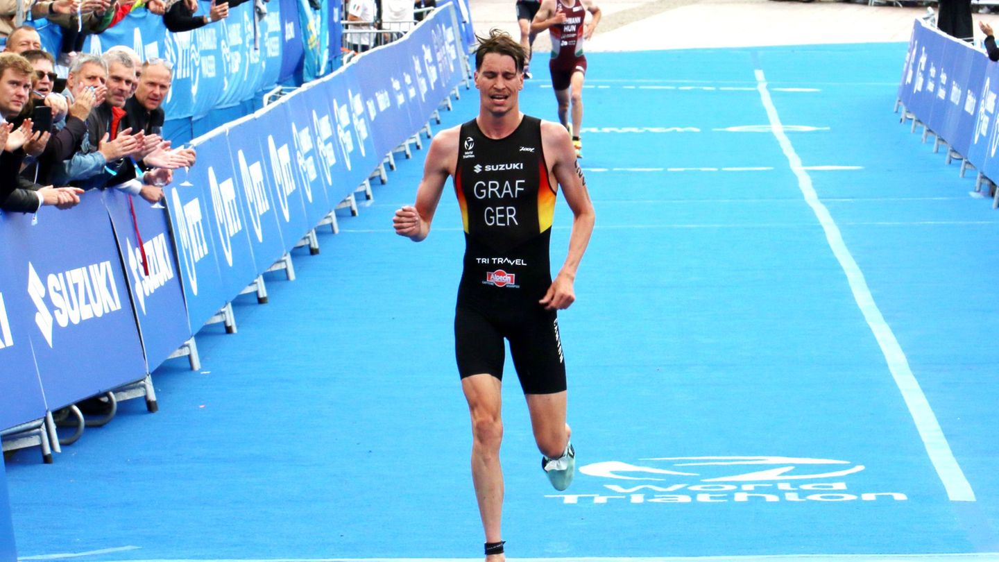 WM-Triathlon in Hamburg: Tertsch verliert Gesamtführung, Graf überrascht