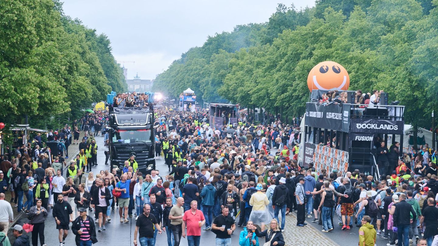 Techno-Parade: Beats gegen Regen – Tausende feiern bei „Rave The Planet“