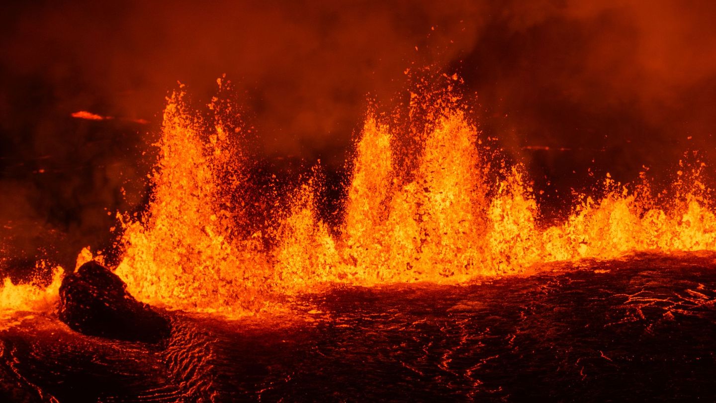 Naturspektakel: Erneuter Vulkanausbruch auf Island