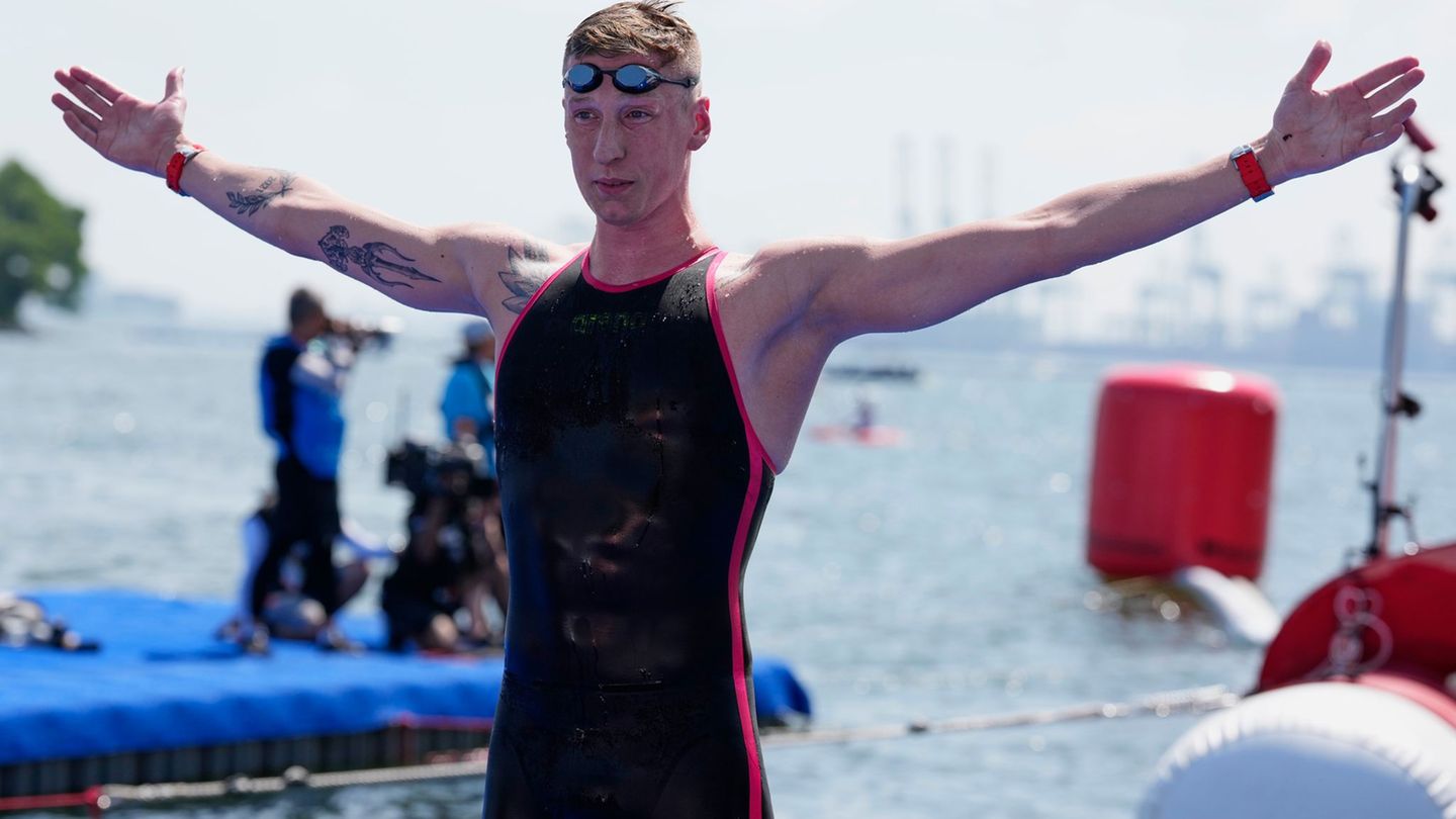 WM in Singapur: Wellbrock-Gold im Freiwasser: „Wie in einer Waschmaschine“
