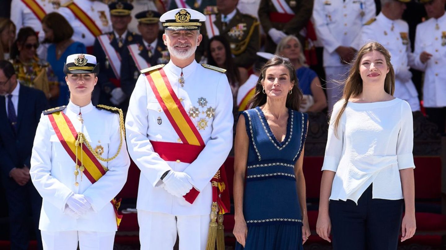 Prinzessin Leonor von Spanien: Familien-Reunion bei besonderer Zeremonie