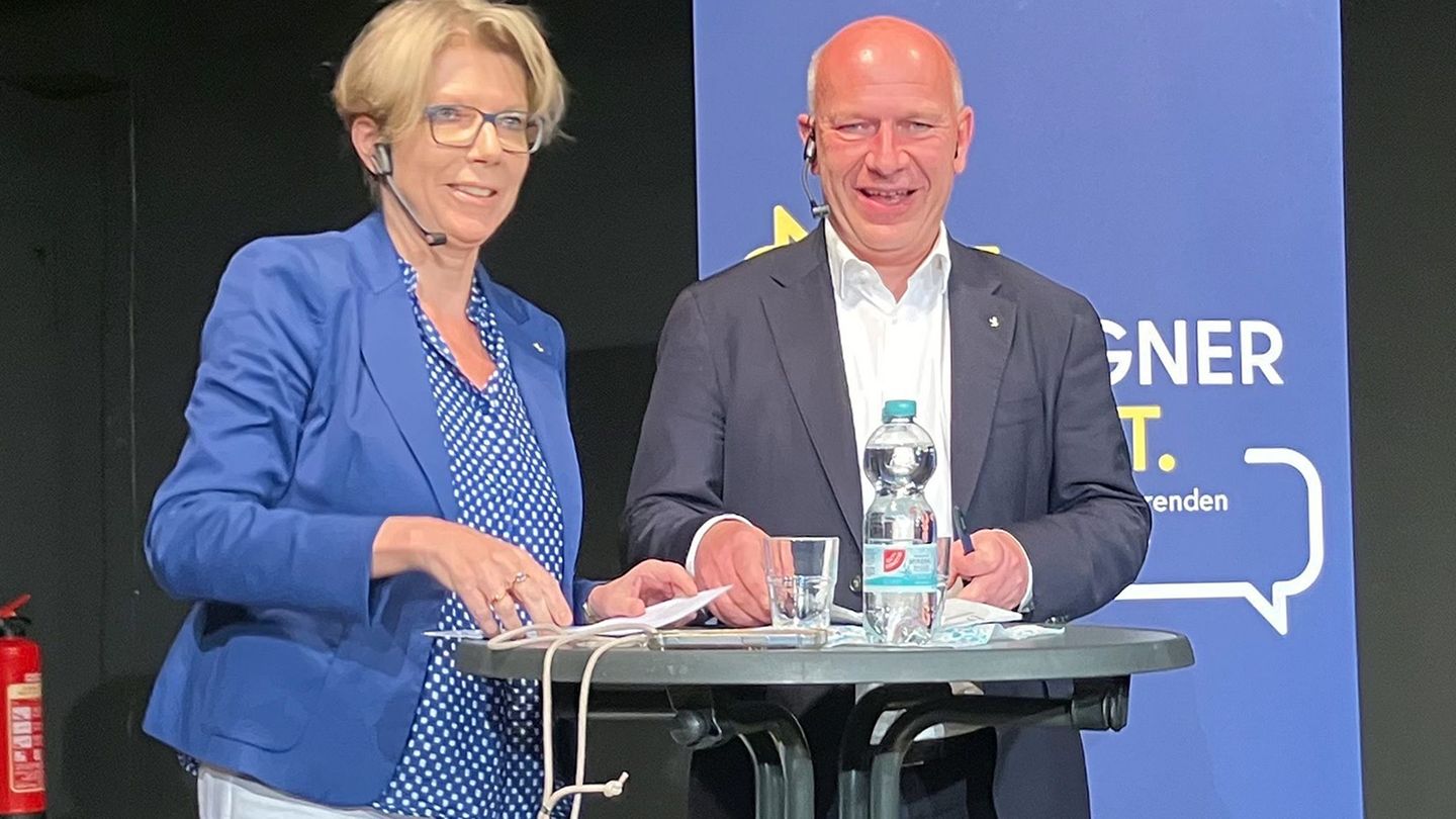 Wegner vor Ort: Wegner kündigt Rekordhaushalt an