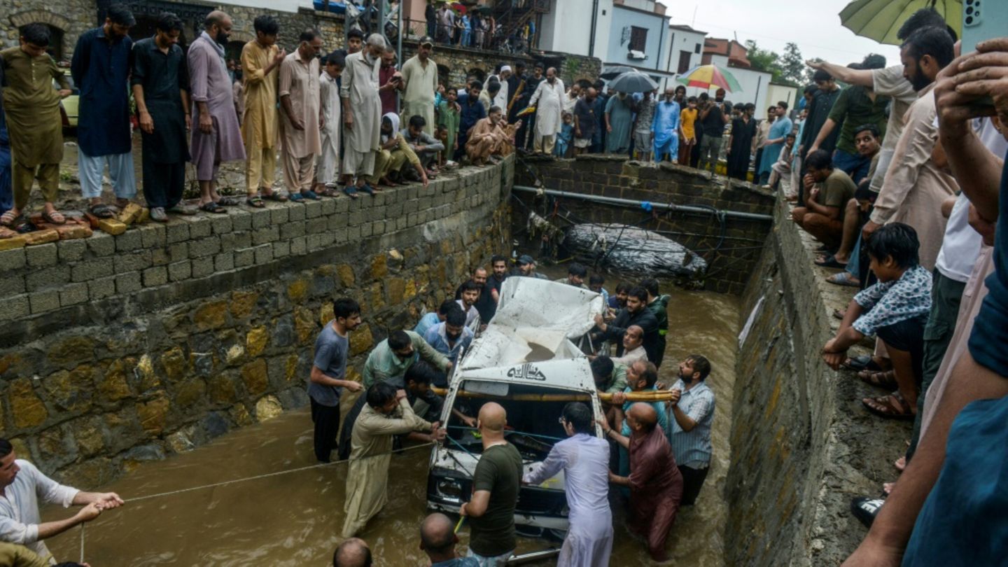 221 Tote durch heftigen Monsunregen in Pakistan seit Ende Juni