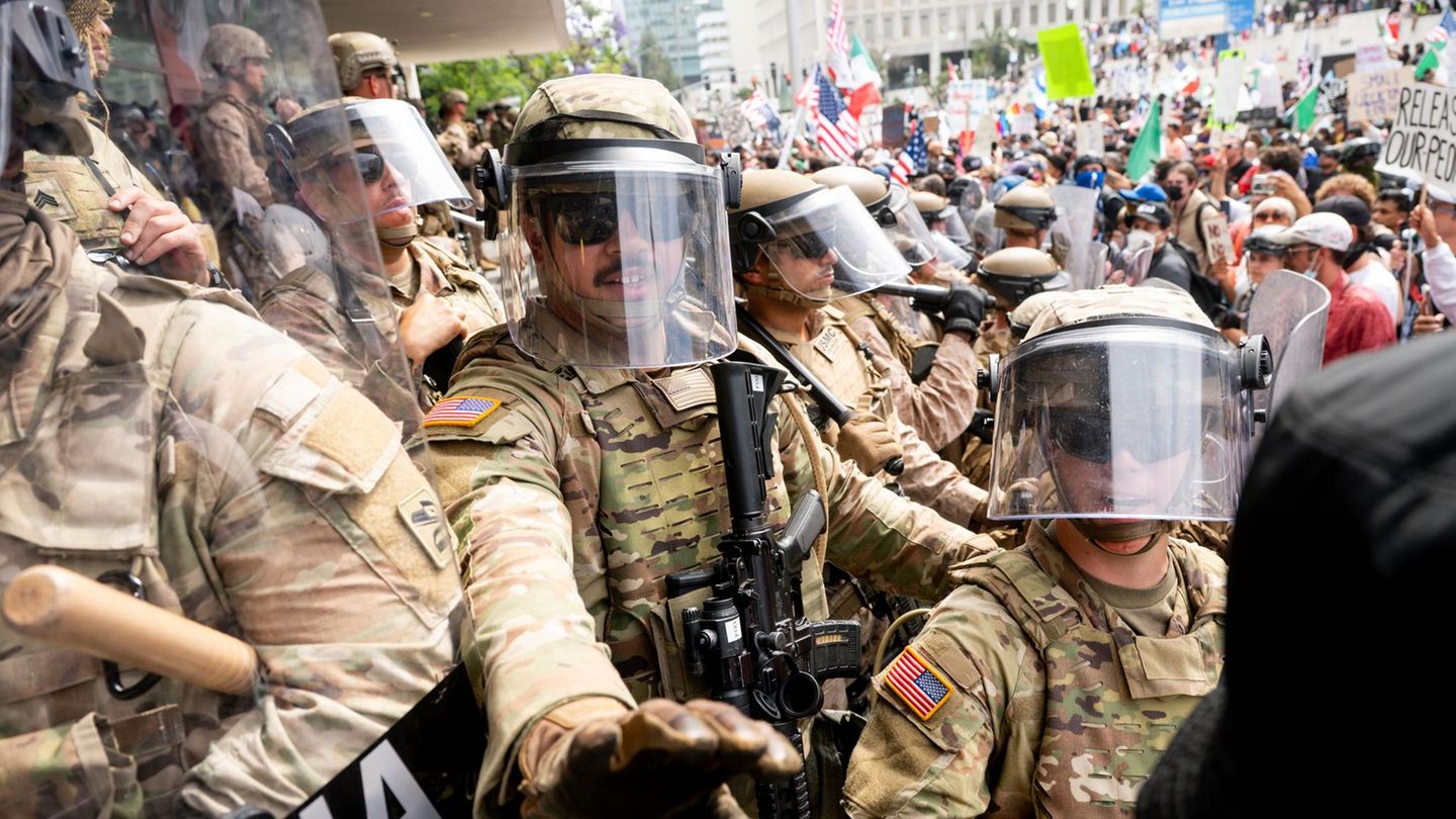 USA unter Trump: Pentagon zieht Hälfte der nach Los Angeles entsandten Nationalgardisten ab