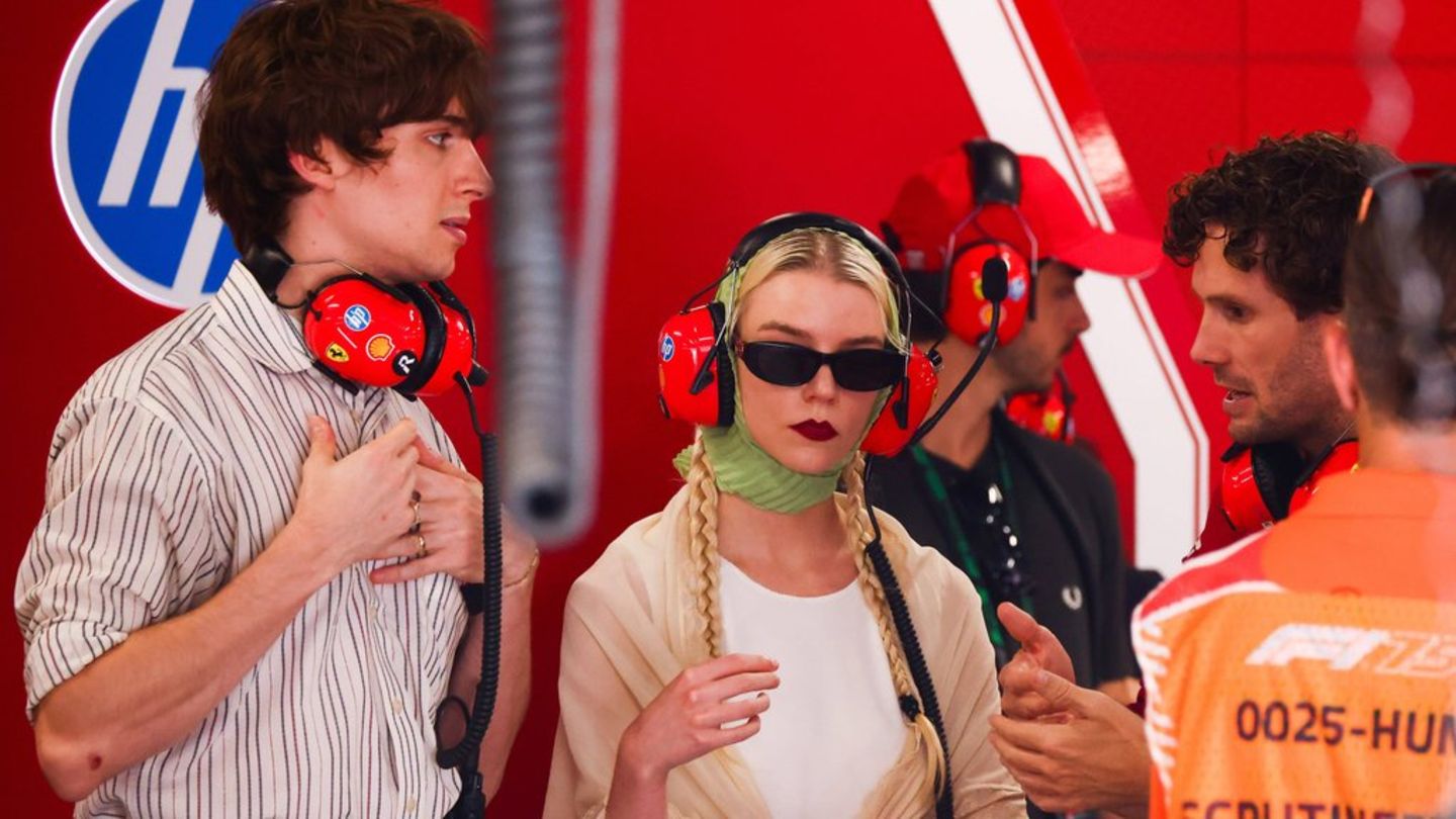 Formel 1 in Ungarn: Anya Taylor-Joy schaut bei Ferrari vorbei