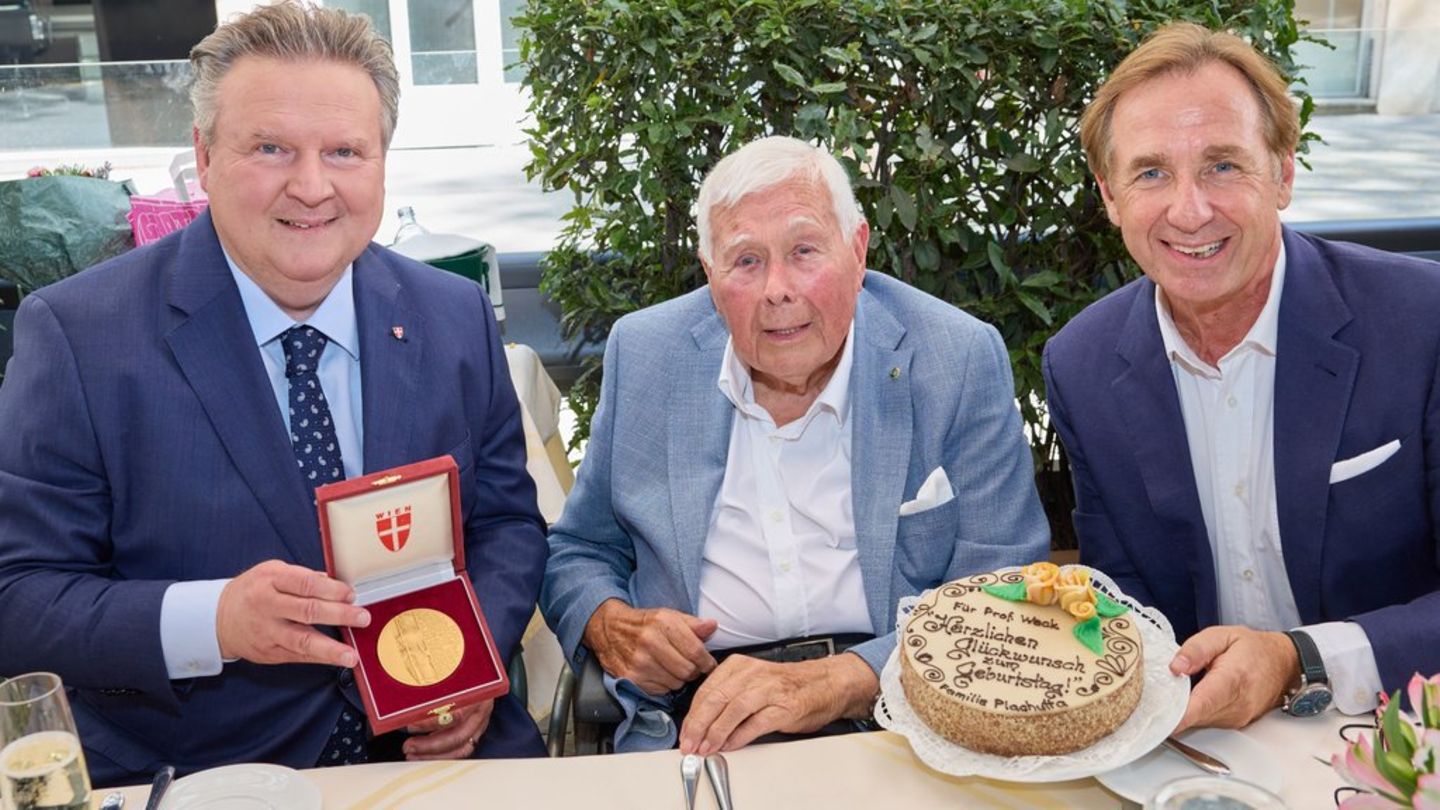Peter Weck feiert seinen 95. Geburtstag: Ehrung vom Wiener Bürgermeister