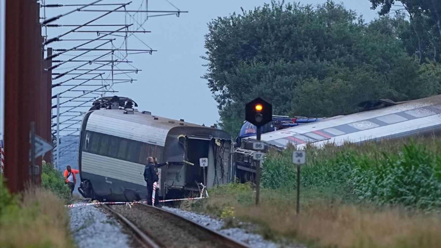 Ein Toter und mehrere Verletzte bei Zugunglück in Dänemark