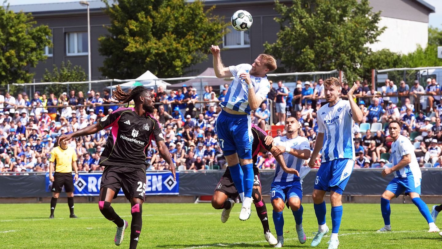 DFB-Pokal: HSV verhindert gerade noch Pokal-Aus in Pirmasens