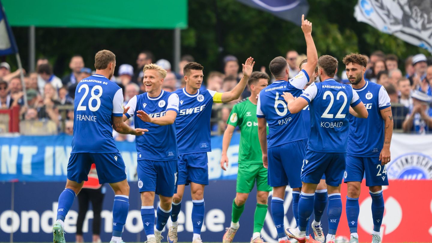 DFB-Pokal: Meuselwitz verkauft sich trotz 0:5 gegen KSC teuer