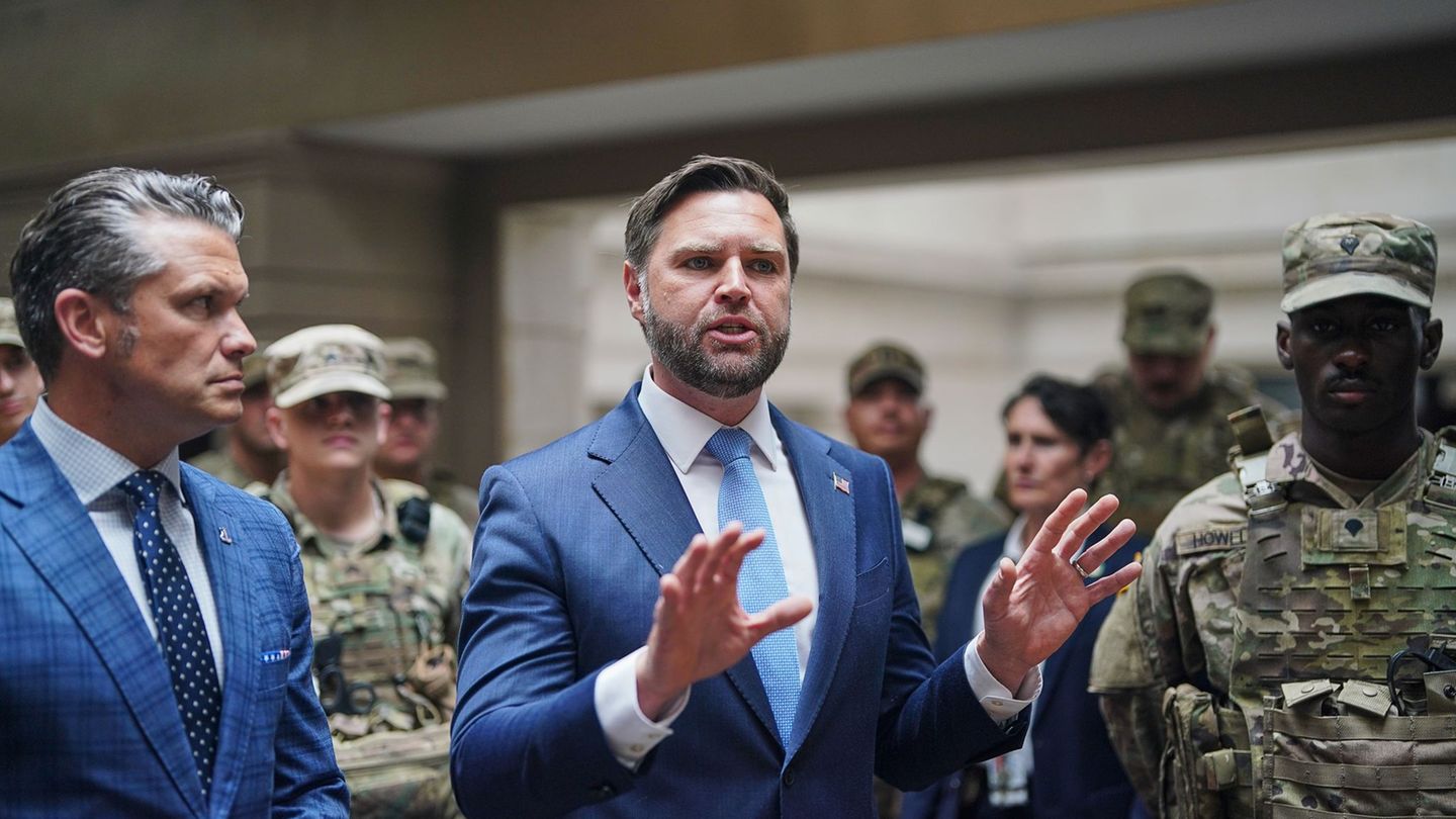 Soldaten in US-Hauptstadt: Vance besucht Nationalgarde – Proteste in Washington