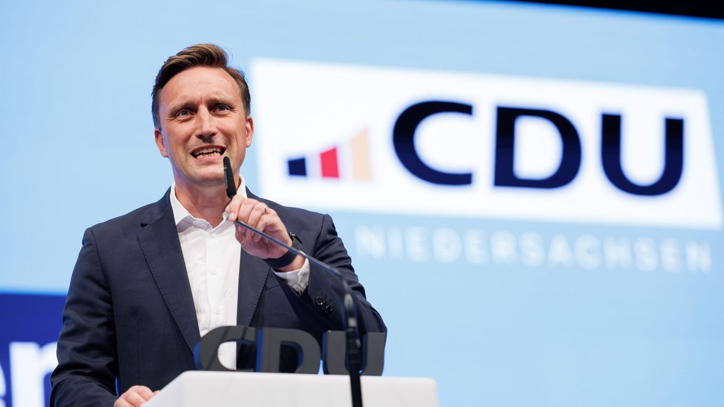 Landesparteitag: 95 Prozent: Lechner als CDU-Chef in Niedersachsen bestätigt