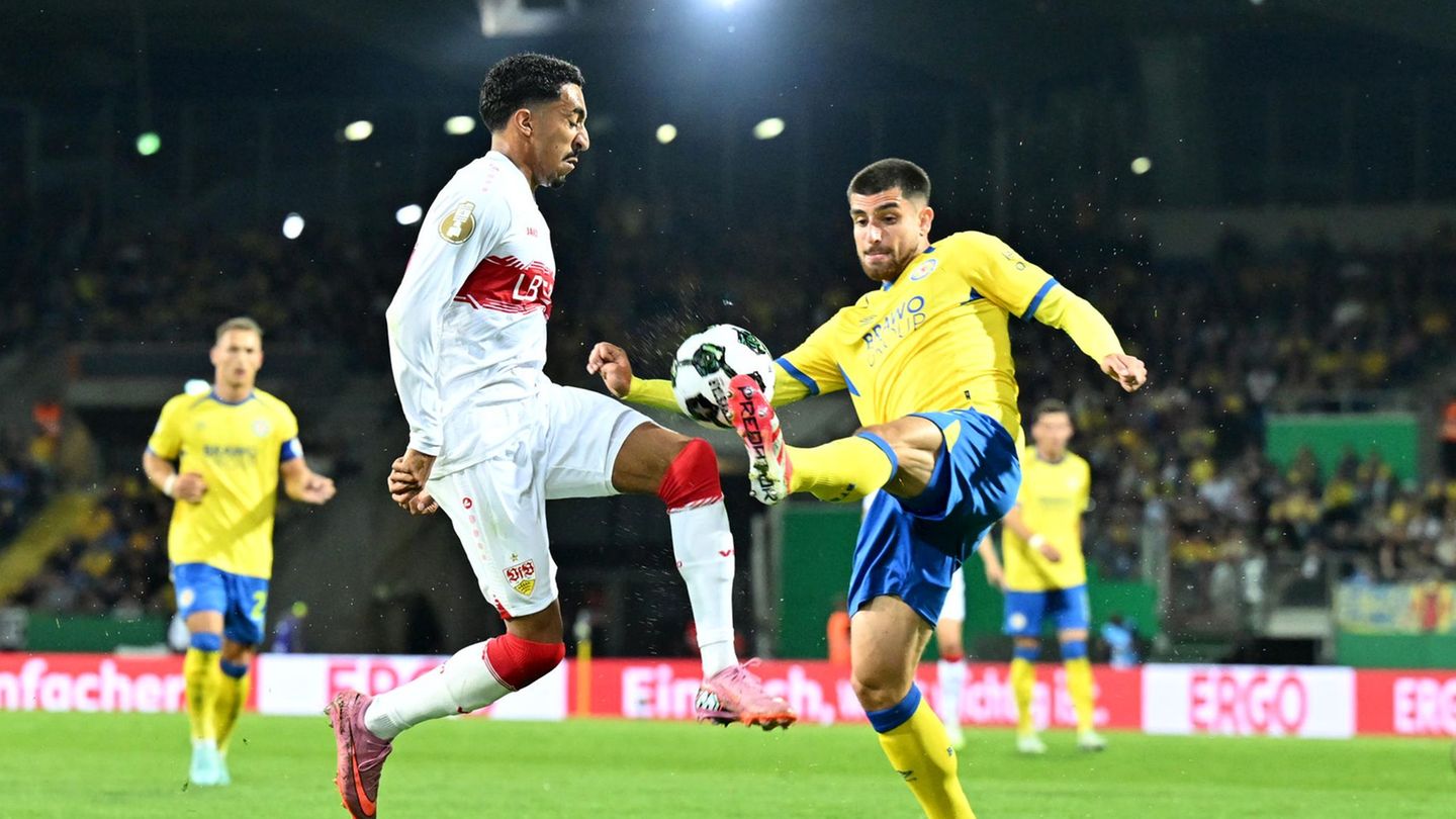 DFB-Pokal: Drama in Braunschweig: Pokal-Verteidiger Stuttgart weiter