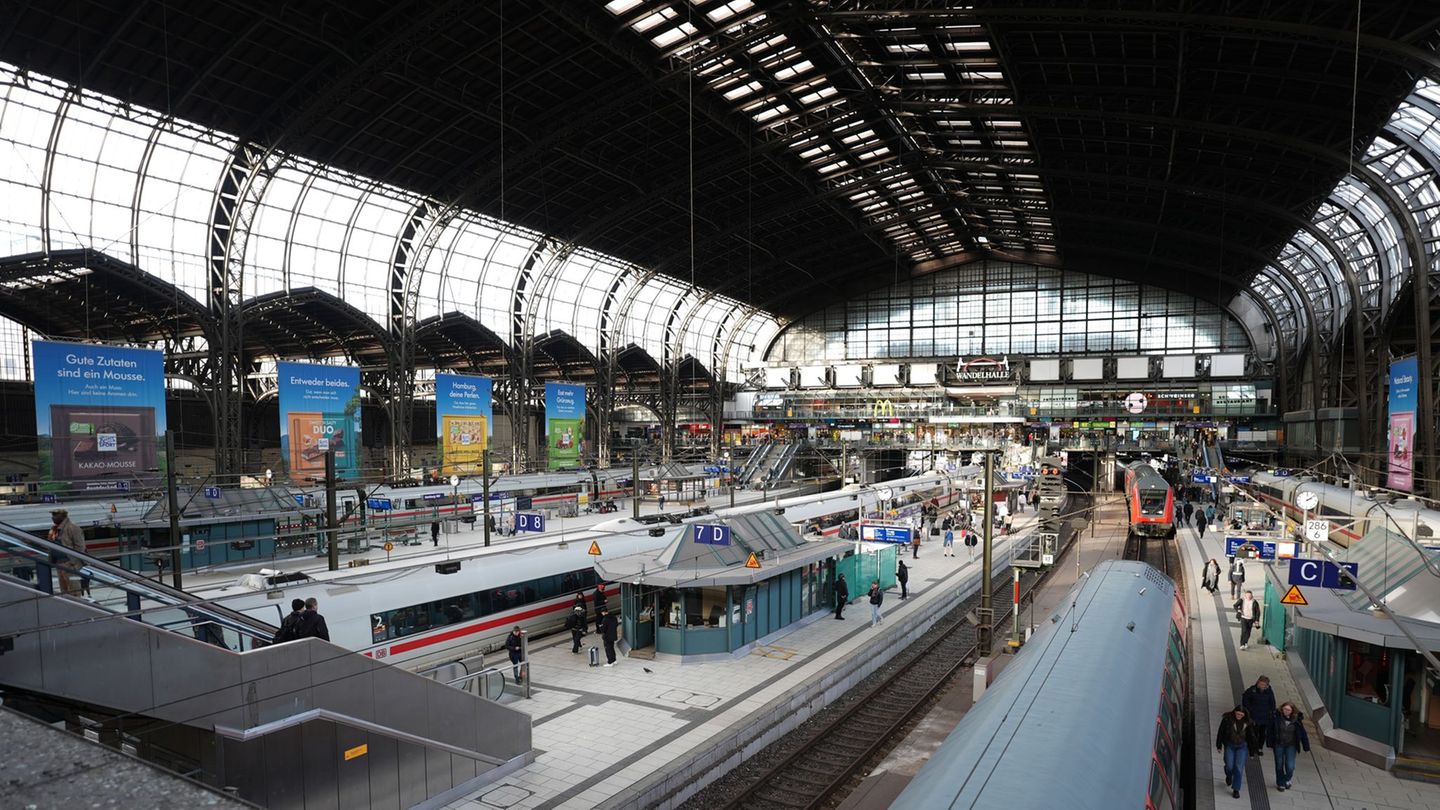 Bahnverkehr: Fernzüge kommen öfter verspätet am Hamburger Hauptbahnhof an