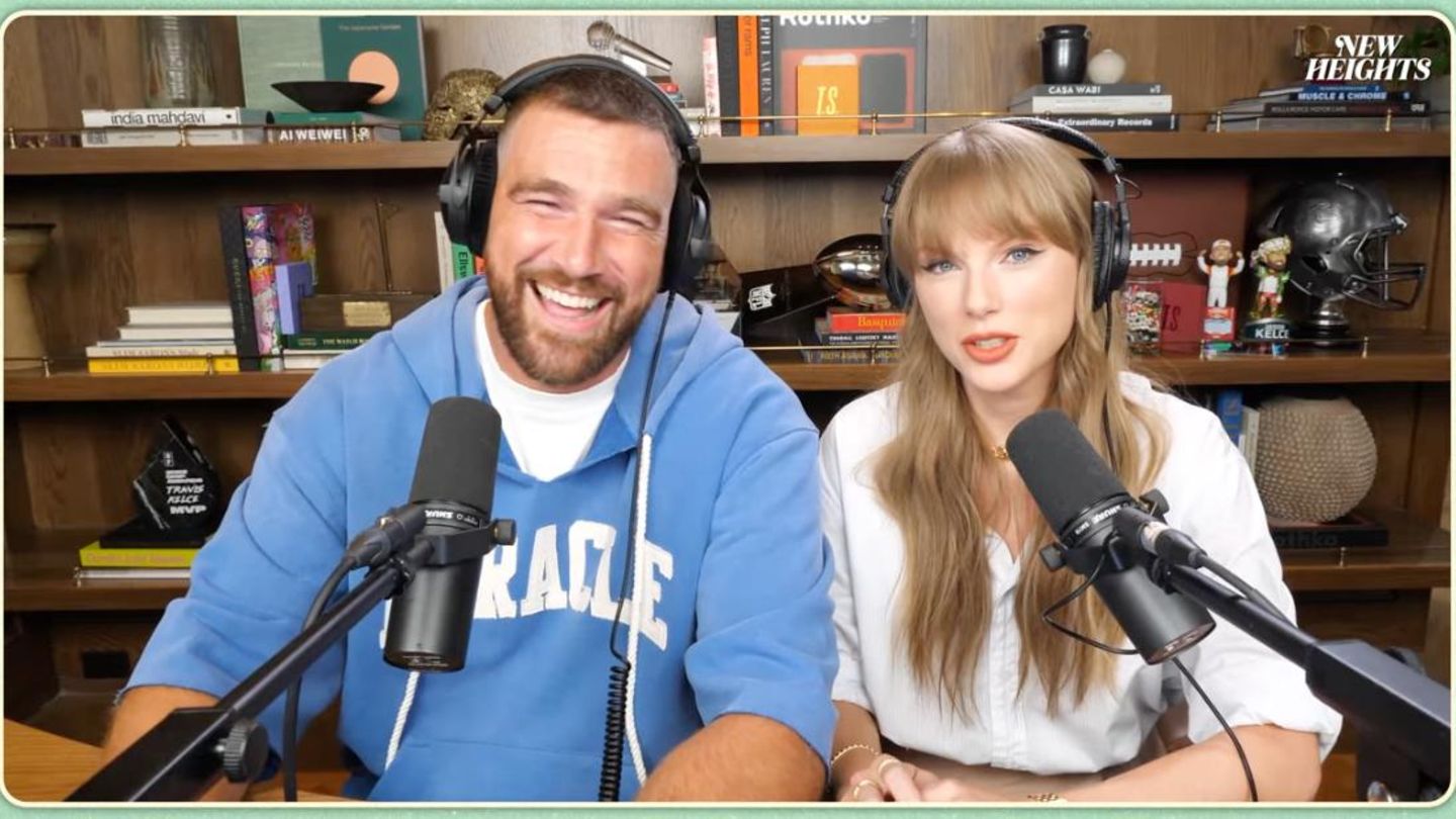 Podcast: Taylor Swift und Travis Kelce erzählen, wie sie sich kennengelernt haben