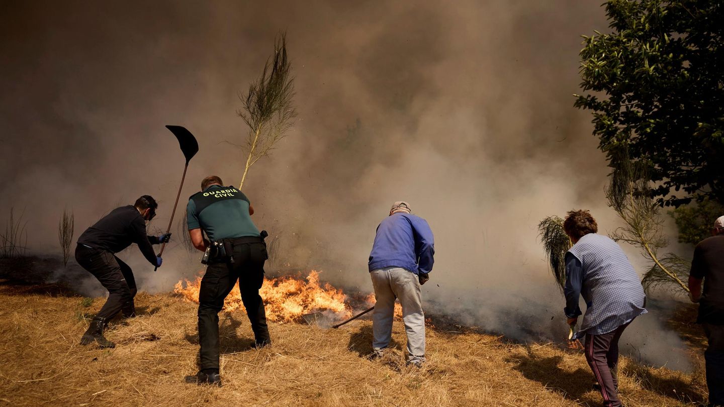 Brände in Spanien: So frisst sich ein Inferno durch das Land