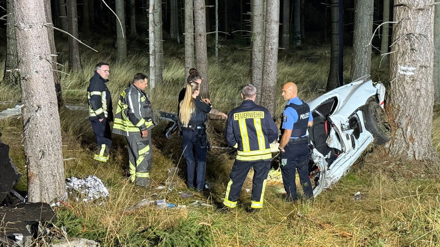 Unfälle: Auto rast gegen Bäume – Zwei Tote im Taunus