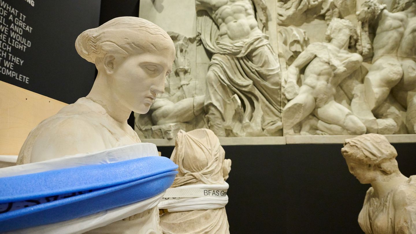 Berliner Museumsinsel: Pergamonmuseum: Erste Skulpturen der Antike kehren zurück