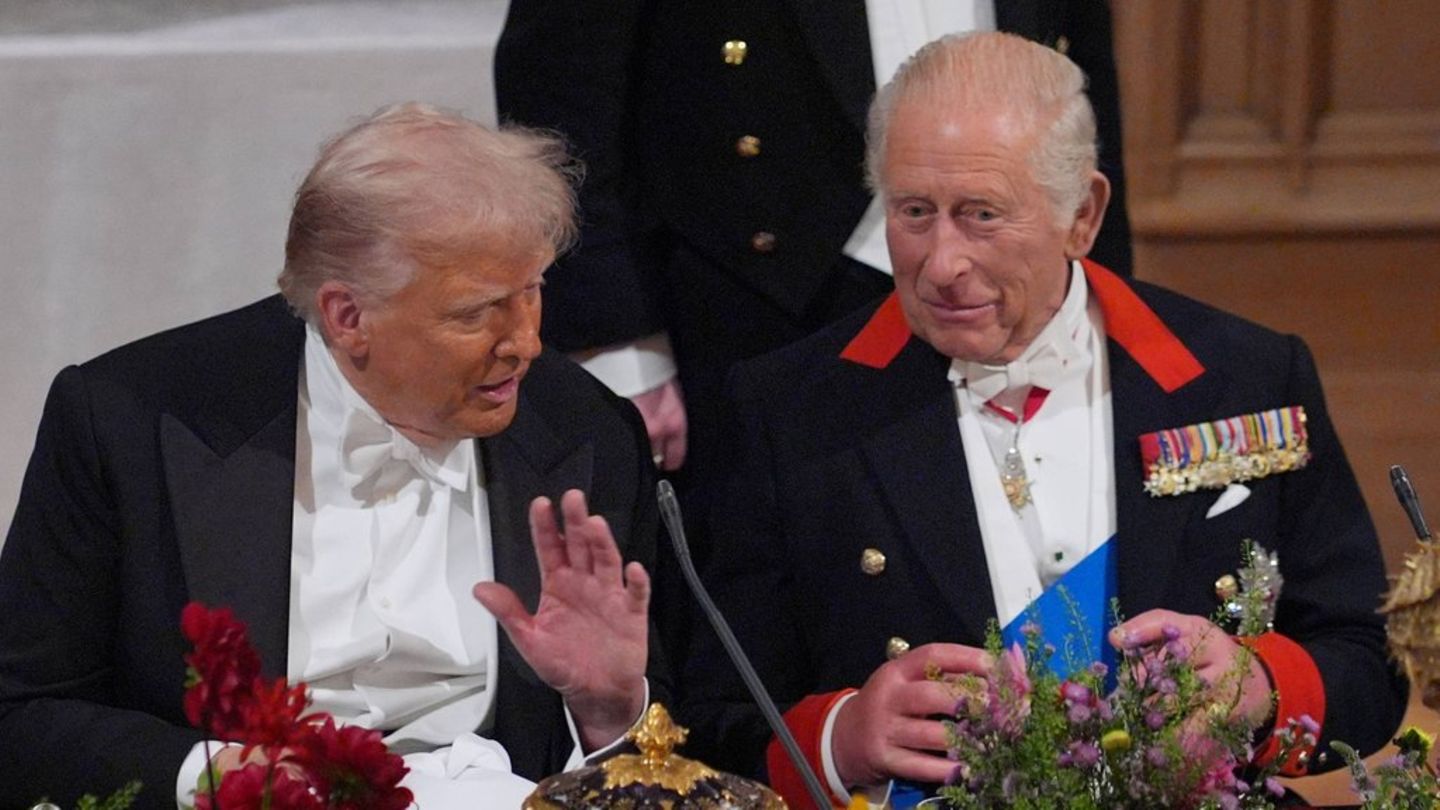 Donald Trump und König Charles: In der Küche kam es beim Dinner zum Streit