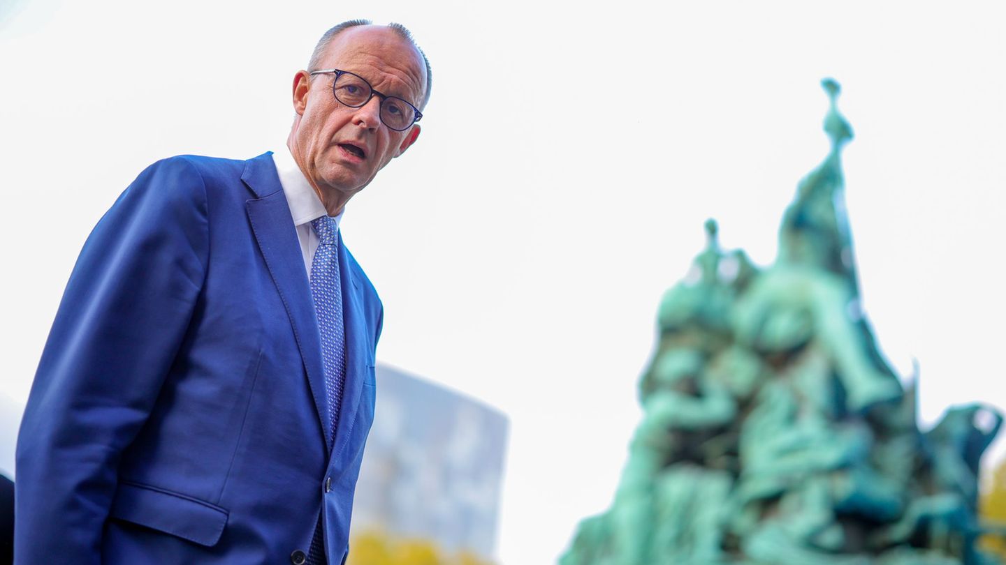 Bundeskanzler in Düsseldorf: Merz: Bäume wachsen für AfD nicht in den Himmel