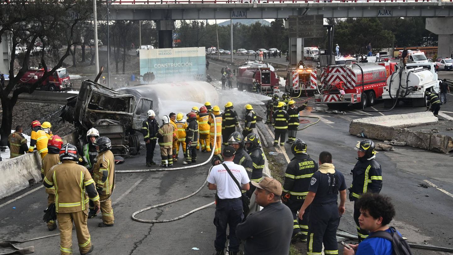 Mexiko-Stadt: Fast 60 Verletzte nach Explosion von Tankwagen in Mexiko