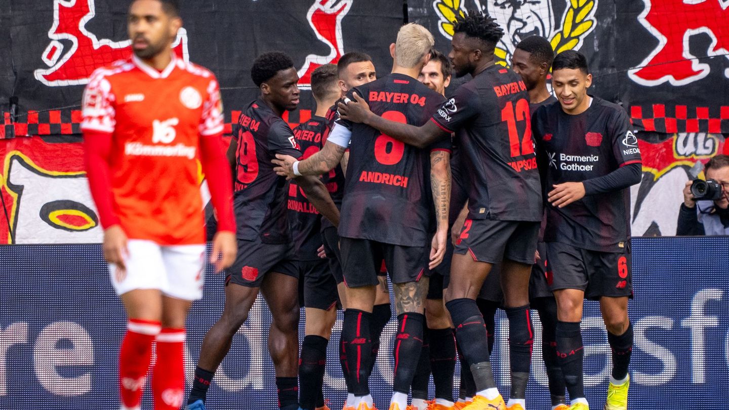 Fußball-Bundesliga: Leverkusen und Hjulmand feiern 4:3 in Mainz