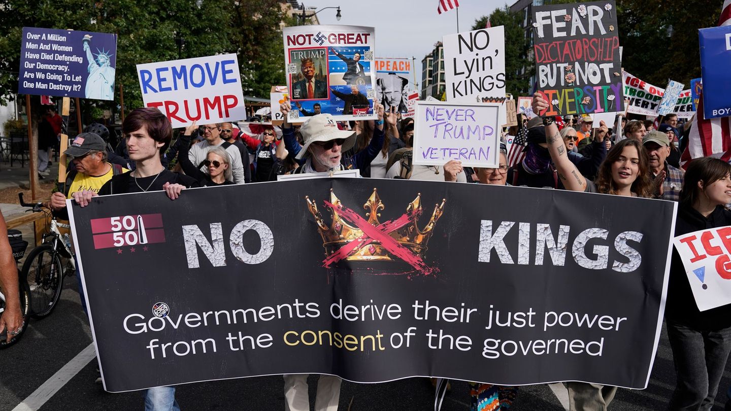Protest: Amerikaner gehen wieder gegen Trump auf die Straße