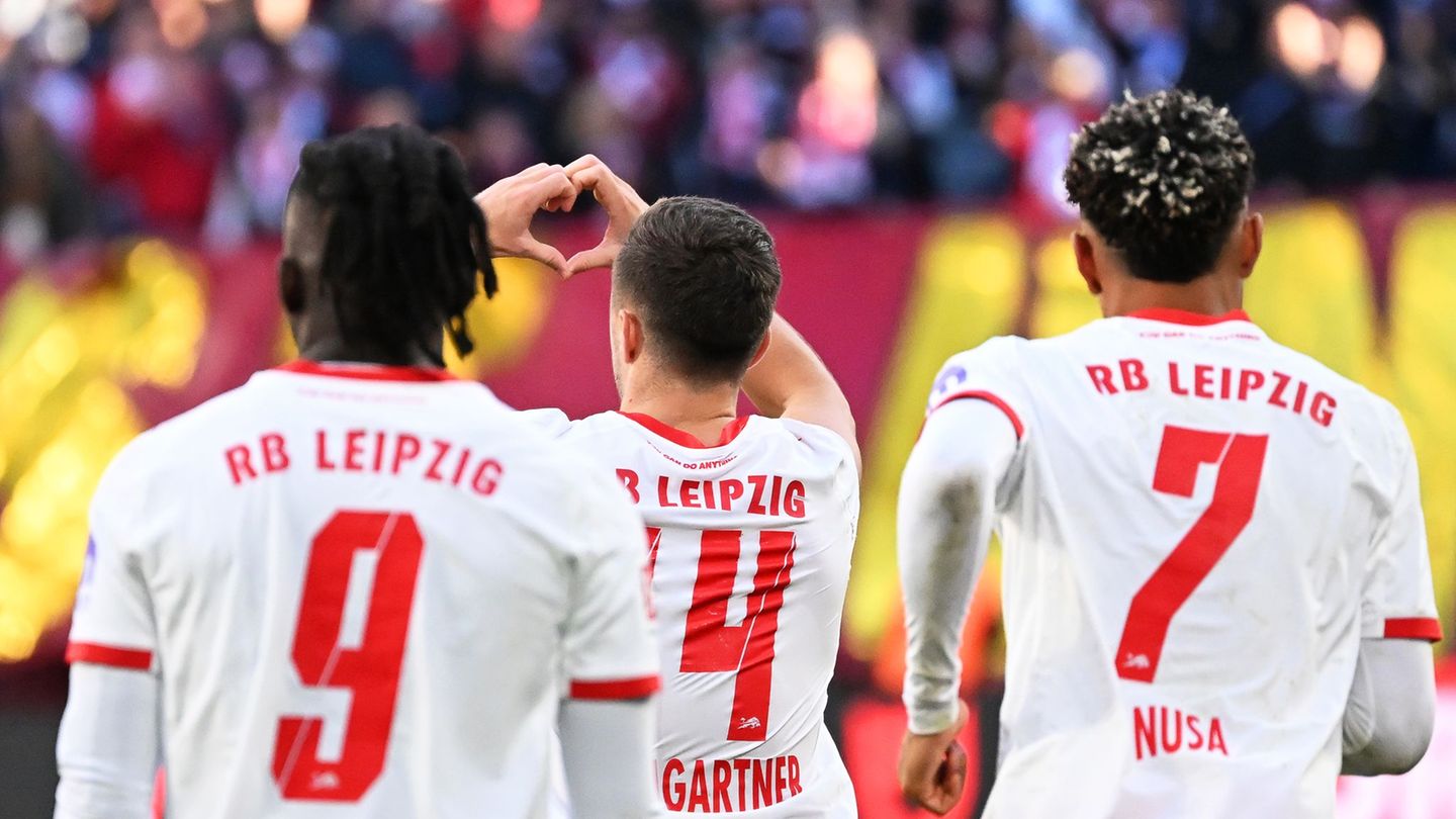 Fußball-Bundesliga: Baumgartner-Doppelpack sichert RB Leipzig den Sieg gegen HSV