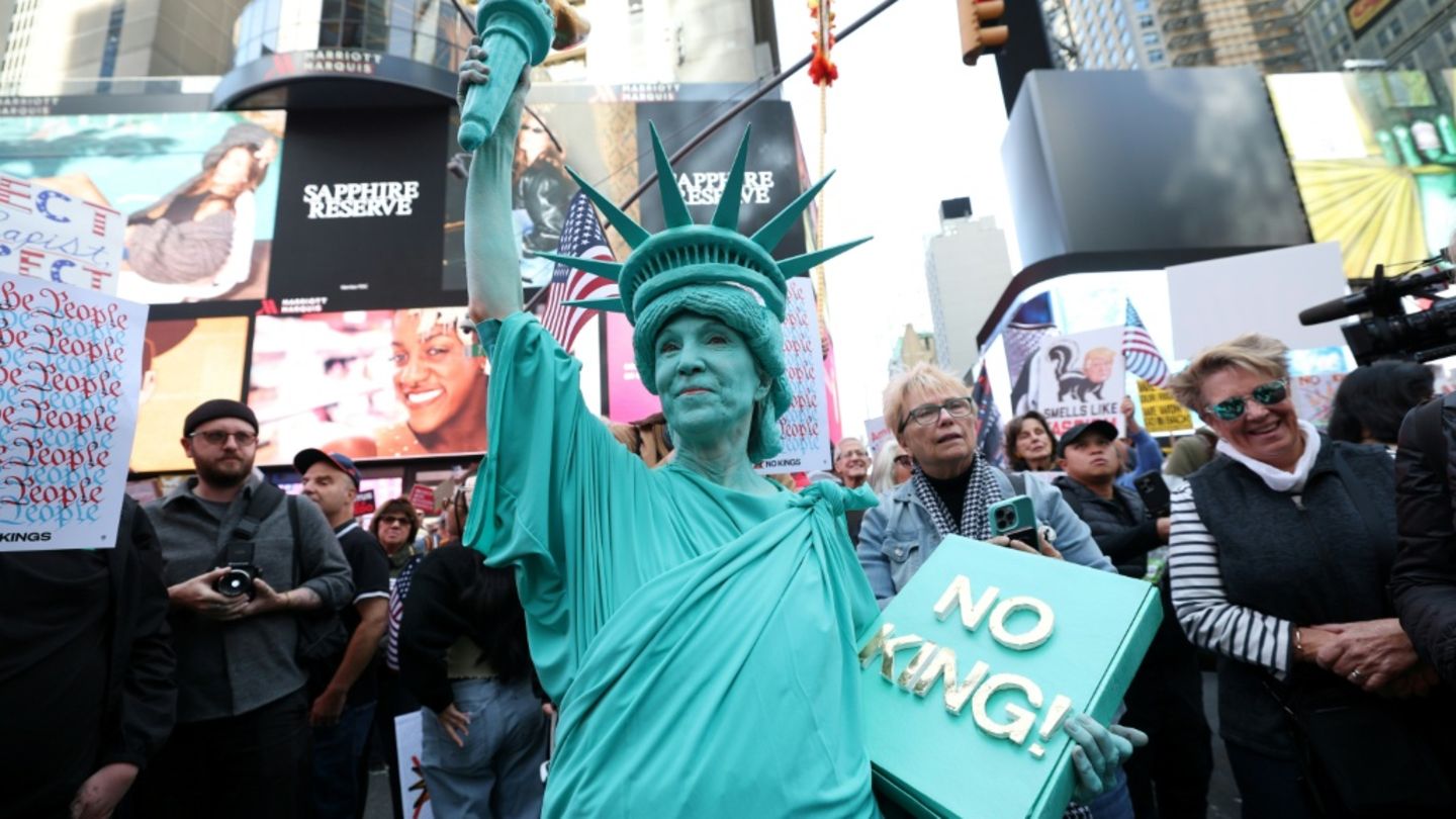 Veranstalter: Rund sieben Millionen Teilnehmer an „No Kings“-Protesten gegen Trump