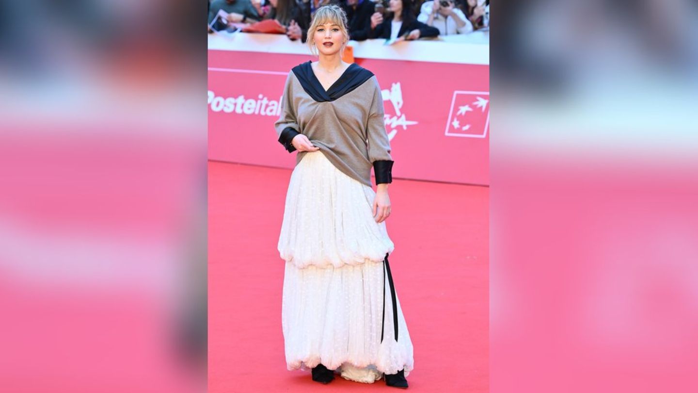 Jennifer Lawrence: Filmstar strahlt auf Filmpremiere in Rom