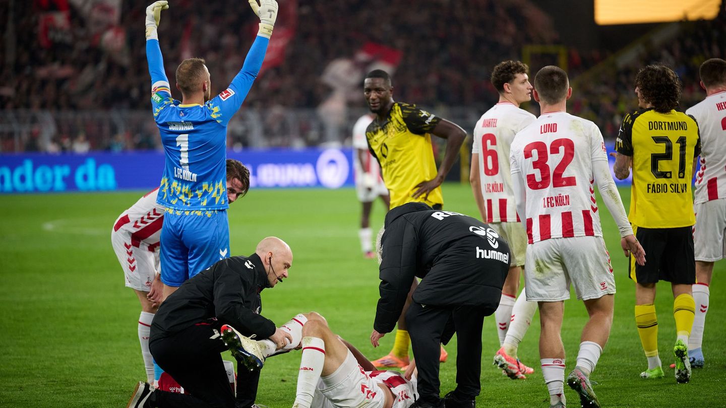 Fußball-Bundesliga: Wird Monate ausfallen: Kölner leiden mit verletztem Hübers