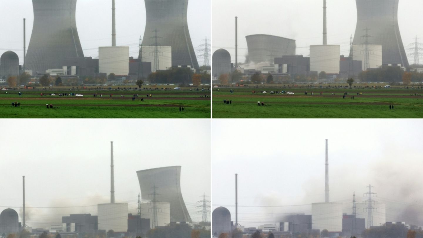 Kühltürme von Ex-Atomkraftwerk Gundremmingen gesprengt – Zehntausende Zuschauer