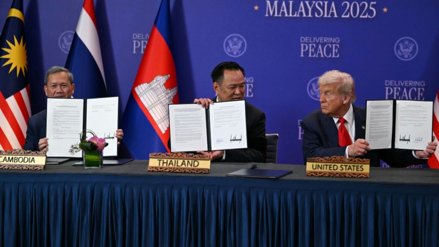 Thailand und Kambodscha unterzeichnen Friedensabkommen gemeinsam mit Trump