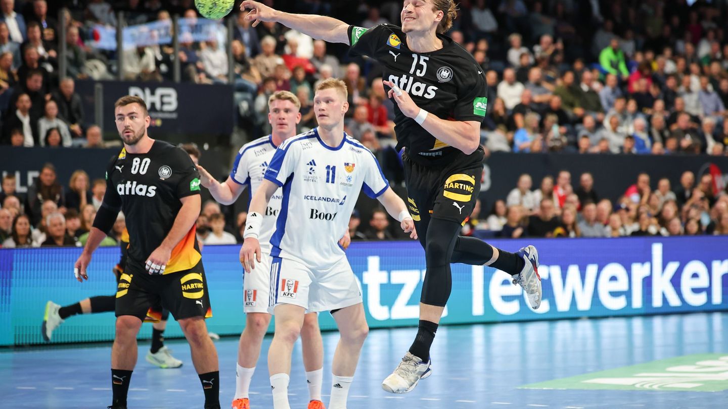 Handball-Länderspiel: Knorr und Wolff in Topform: Handballer düpieren Island