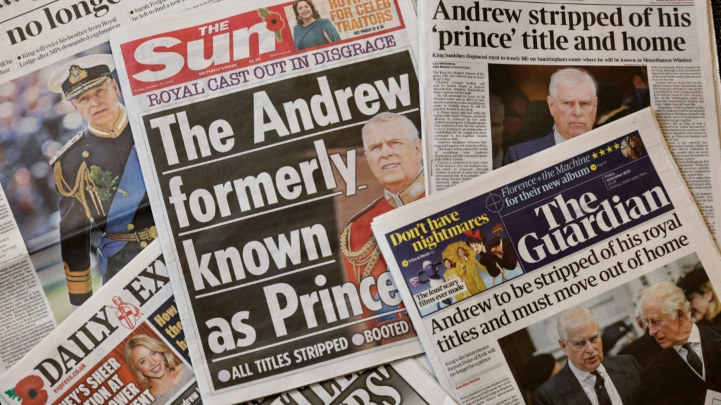 Zustimmung in Großbritannien zu Titel-Entzug für König-Bruder Andrew
