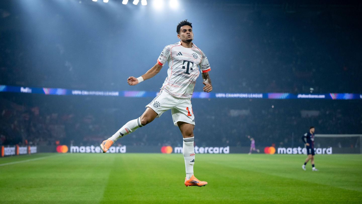 Bayern München – Paris Saint-Germain: Die Halbzeit des Luis Díaz: erst alle Tore dann Rot